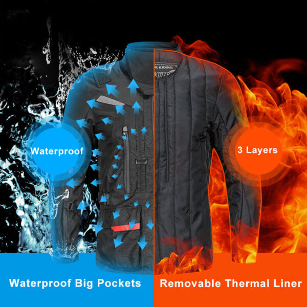 Espnman Hyper Motorcycle Armored Jacket All-Season - Image 8