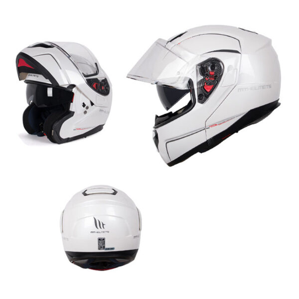 Modular Motorcycle Helmet Double Visor MT Helmet ATOM SV - Image 7