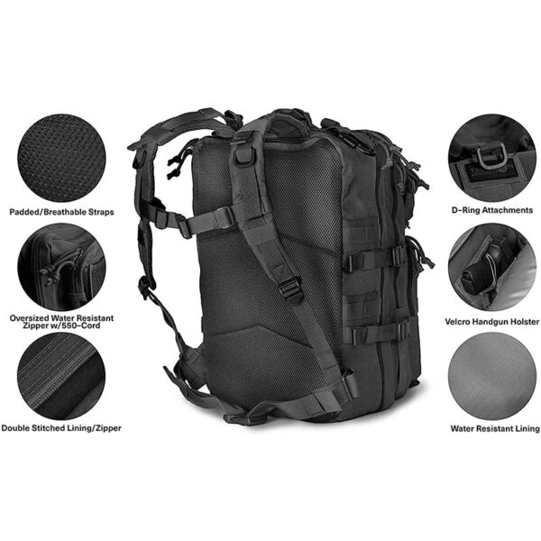 Outdoor 72 Assault Pack Tactical Backpack - Image 3